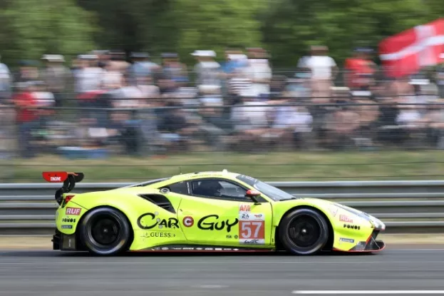 Looksmart Ferrari 488 Gte Evo 3.9l Turbo V8 Team Kessel Racing N 57 24h Le Mans 2023 Scott Huffaker Takeshi Kimura Daniel Serra 1:43 LSLM165