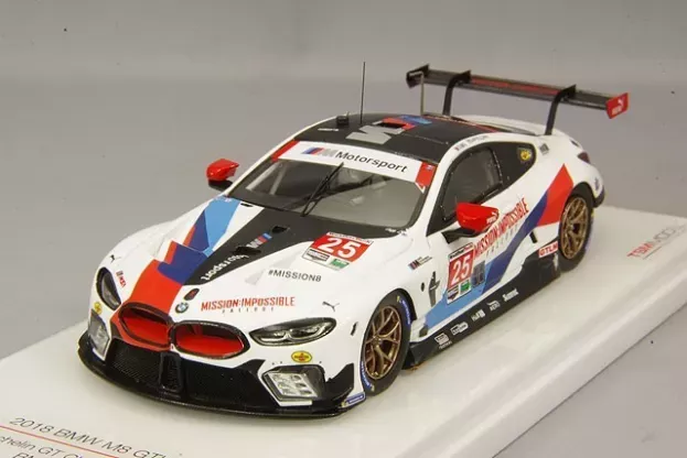 Truescale Bmw 8-series M8 Gte 4.0l Turbo V8 Team Rll N 25 Winner Class Imsa Michelin Gt Challenge 2018 Mission Impossible Fall Out Livery Sims De Phillippi 1:43 TSM430442