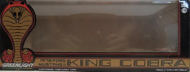 Greenlight Ford Mustang Ii 5.0 King Cobra Coupe 1978 1:18 12878