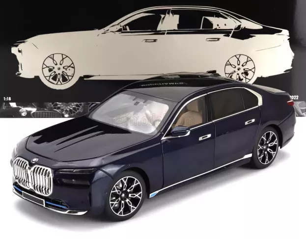 Minichamps Bmw 7-series I7 g70 Bev 2022 1:18 110023202