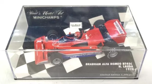 Minichamps Alfa Romeo F1 Brabham Bt45c N 1 Season 1978 N.lauda 1:43 400780001