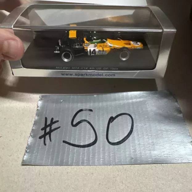 Spark Mclaren F1 M7a N 14 4th Usa Gp 1968 Dan Gurney 1:43 S3097