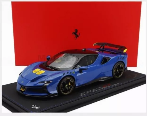 BBR Ferrari Sf90 Xx Stradale 2024 Con Vetrina With Showcase 1:18 P18237G-VET
