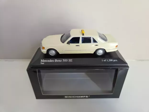 Minichamps Mercedes 500sel Taxi 1979 1:43 430039395