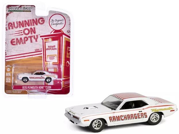 Greenlight Plymouth Hemi Cuda Ramchargers Racing 1970 1:64 41170D