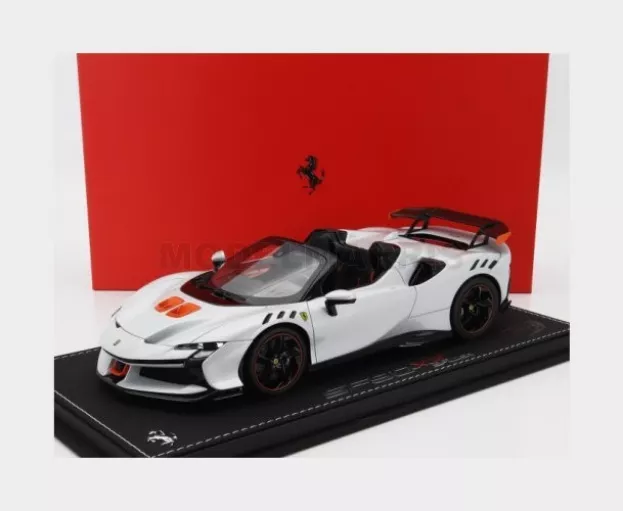 BBR Ferrari Sf90 Xx Stradale Spider 2024 Con Vetrina With Showcase 1:18 P18238C-VET