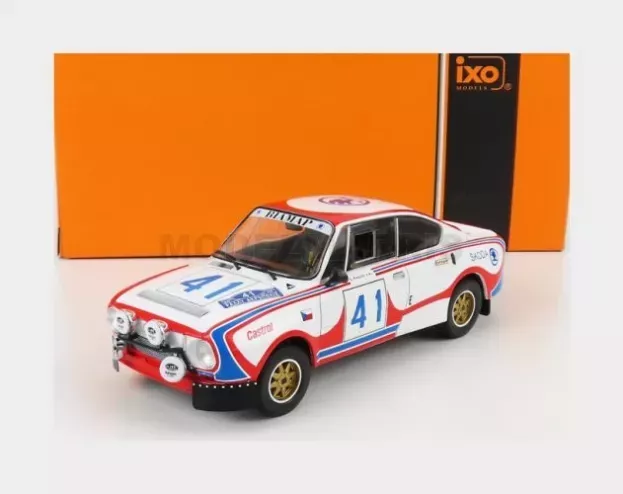 IXO Models Skoda 130rs night Version N 41 Rally Acropolis 1979 S.kvaizar J.kotec 1:24 24RAL021A