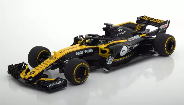 Solido Renault F1 Rs18 Team Renault Sport F1 N 27 Season 2018 N.hulkenberg 1:18 1802401