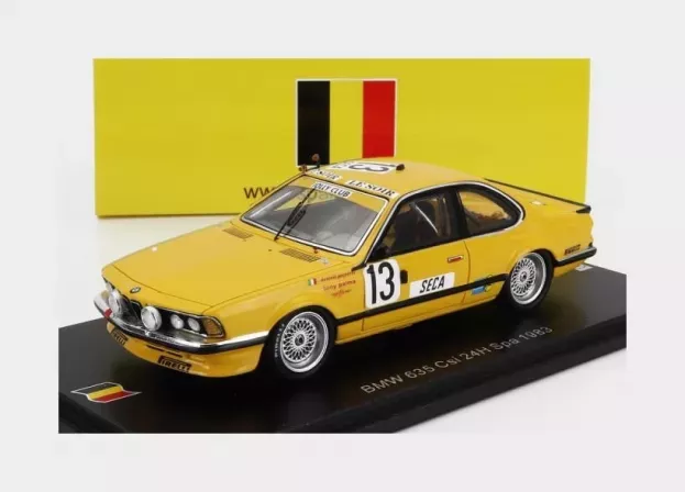 Spark Bmw 6-series 635 Csi Team Jolly Club Istria N 3 24h Spa 1986 Daniele Gasparri Tony Palma Spiffero 1:43 SB668