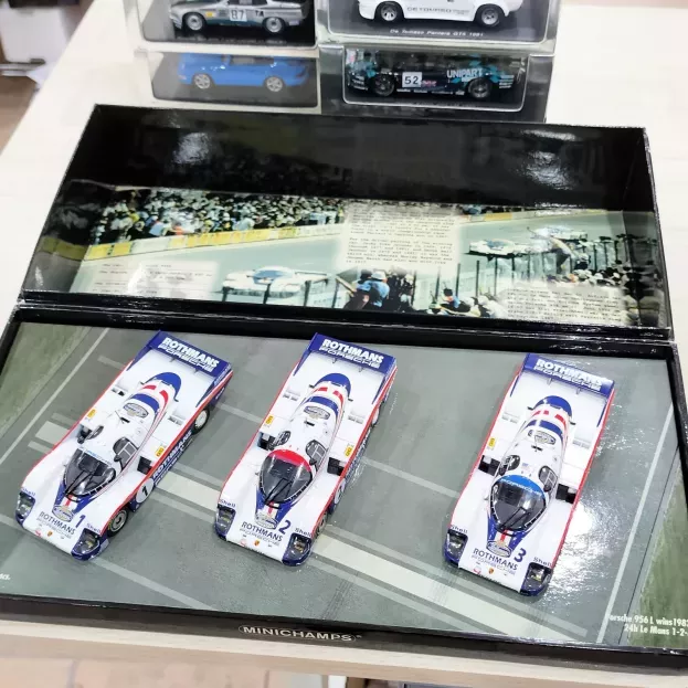 Minichamps Porsche Set 3x 956l N 1 2 3 24h Le Mans 1982 N 1 Winner J.ickx D.bell N 2 J.mass V.schuppan N 3 H.haywood A.holbert 1:43 402826503