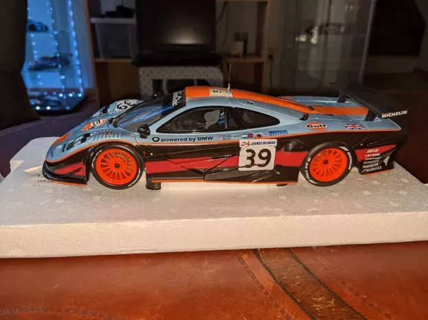 Minichamps Mclaren F 1 Gtr 6.0l V12 Team Gulf Davidoff Gtc Racing N 39 24h Le Mans 1997 R.bellm A.g.scott M.sekiya 1:18 530133739