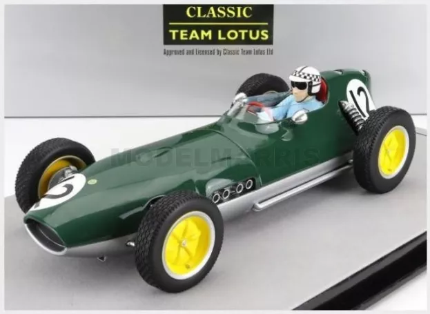 Tecnomodel Lotus F1 16 N 12 Dutch Gp with Pilot Figure 1959 Innes Ireland 1:18 TMD18-123A