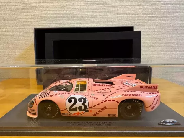 Spark Porsche 917 20 4.9l Team Martini International Racing Pink Pig N 23 24h Le Mans 1971 Reinhold Jost Willi Kauhsen 1:24 LMS010