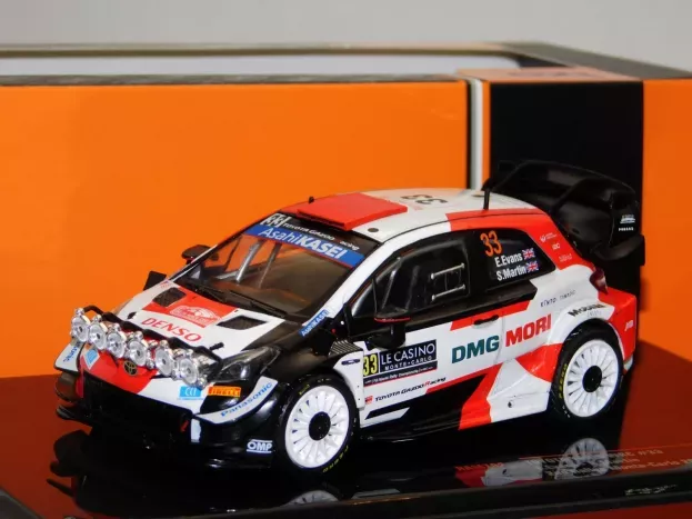 IXO Models Toyota Yaris Wrc night Version N 33 Rally Montecarlo 2021 E.evans S.martin 1:43 RAM782