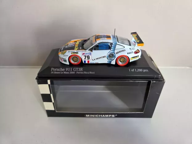 Minichamps Porsche 911 996 Gt3r Bazar N 79 24h Le Mans 2000 T.perrier J.l.ricci R.ricci 1:43 430006979