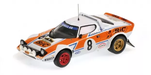 Minichamps Lancia Stratos Bic night Version N 8 Rally Acropolis 1978 Livieratos Manolis 1:43 430781208
