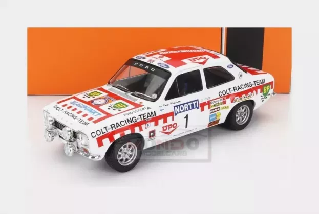 IXO Models Ford Escort Mki Rs 1600 night Version Team Colt Racing N 1 2nd Rally 1000 Lakes 1974 T.makinen H.liddon 1:18 18RMC141B.22