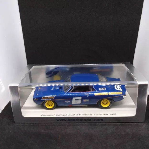 Spark Chevrolet Camaro Z28 N 6 Winner Trans-am 1969 M.donohue 1:43 S2602