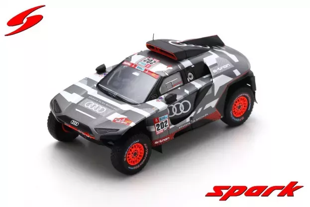 Spark Audi Q E-tron Rs Team Audi Sport N 202 Rally Dakar 2022 C.sainz L.cruz 1:43 S3187