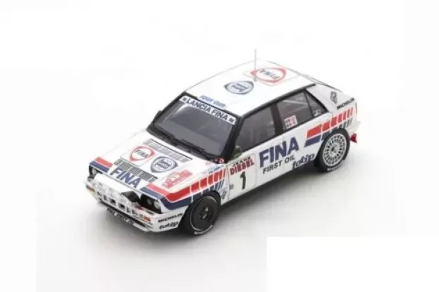 Spark Lancia Delta Hf Integrale 16v Fina night Version N 1 Winner Rally Sanremo 1991 D.auriol B.occelli 1:43 S9008