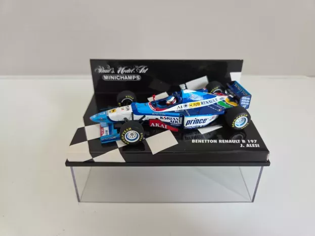 Minichamps Benetton F1 Renault B197 N 7 1997 J.alesi 1:43 70007