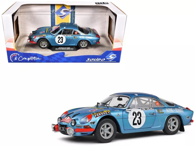 Solido Renault Alpine A110 1600s night Version N 23 Rally Montecarlo 1972 Jean Pierre Nicolas Michel Vial 1:18 1804208