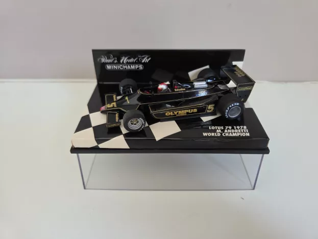 Minichamps Lotus F1 Ford 79 N 5 Mario Andretti Season 1978 World Champion 1:43 430780005