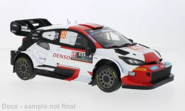 IXO Models Toyota Yaris Gr Hybrid Rally1 Team Toyota Gazoo Racing Wrt dirty Version N 69 2nd Rally Safari 2023 Kalle Rovanpera Jonne Halttunen 1:18 18RMC173B.22