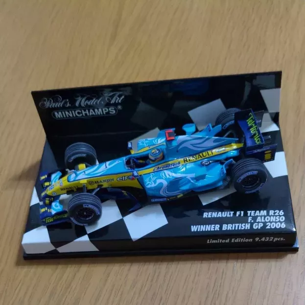 Minichamps Renault F1 R26 N 1 Winner British Gp Fernando Alonso 2006 World Champion 1:43 400060101
