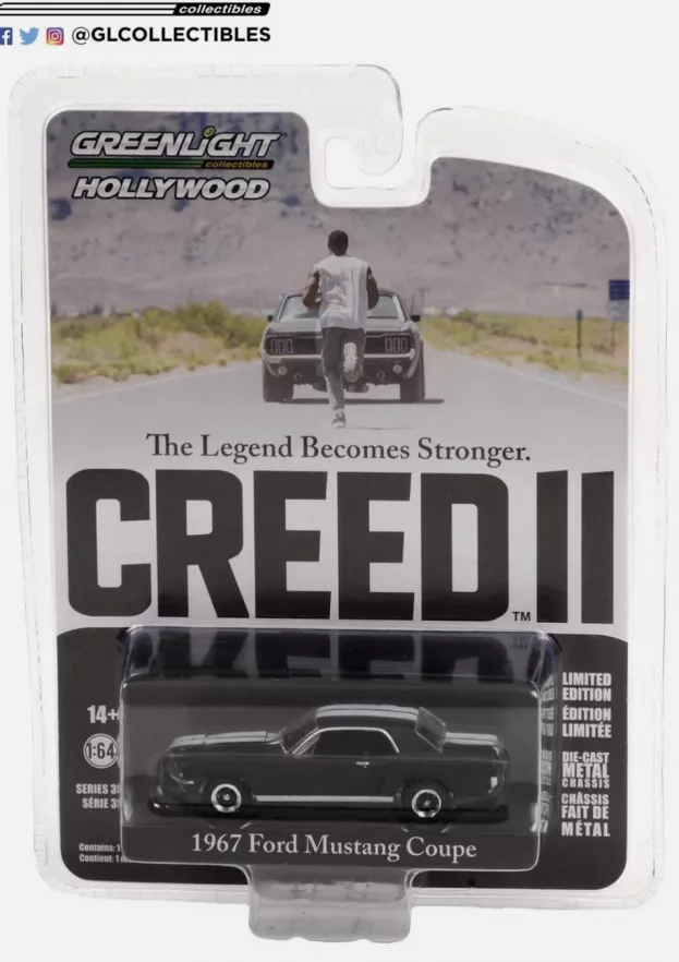 Greenlight Ford Mustang Coupe 1967 Creed Ii 1:64 44950F