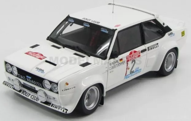 Kyosho Fiat 131 Abarth N 2 Winner Rally Sanremo 1980 W.rohrl C.geistdorfer 1:18 08375B