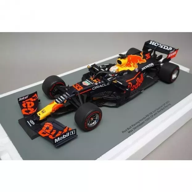 Spark Red Bull F1 Rb16b Honda Ra620h Team Red Bull Racing N 33 2nd Spanish Gp 2021 Max Verstappen 1:18 18S593