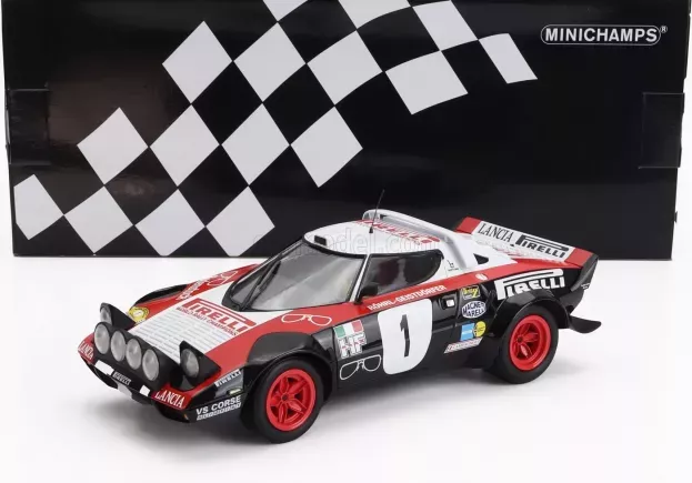Minichamps Lancia Stratos Hf Pirelli night Version N 1 Winner Rally Dynavit Saarland 1978 Walter Rohrl Christian Geistdorfer 1:18 155781701