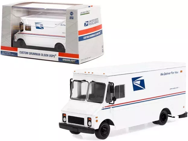 Greenlight Grumman Olson Llv Truck United States Postal Service Delivery 1993 1:43 86194