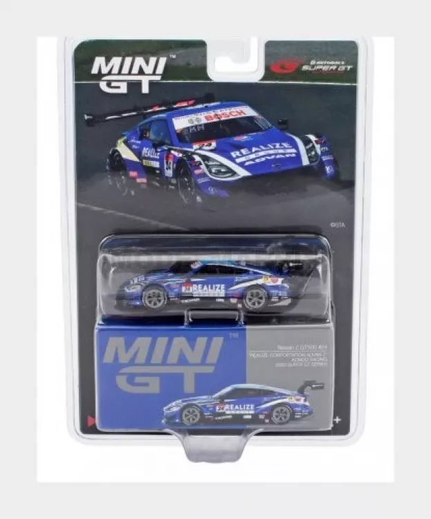 Mini GT Nissan Type Z Team Realize Advan Kondo Racing N 24 Gt500 Class Super Gt 2023 Daiki Sasaki Kohei Hirate 1:64 MGT00850-BL