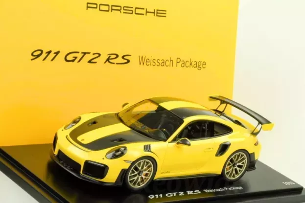 Spark Porsche 911 991-2 Gt2 Rs Coupe Weissach Package 2017 Con Vetrina With Showcase 1:18 WAP0211520J