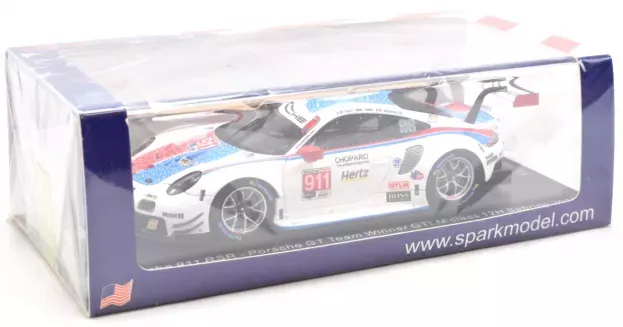 Spark Porsche 911 991 Rsr Team Porsche Gt N 911 Winner Gtlm Class 12h Sebring 2019 P.pilet N.tandy F.makowiecki 1:43 US080
