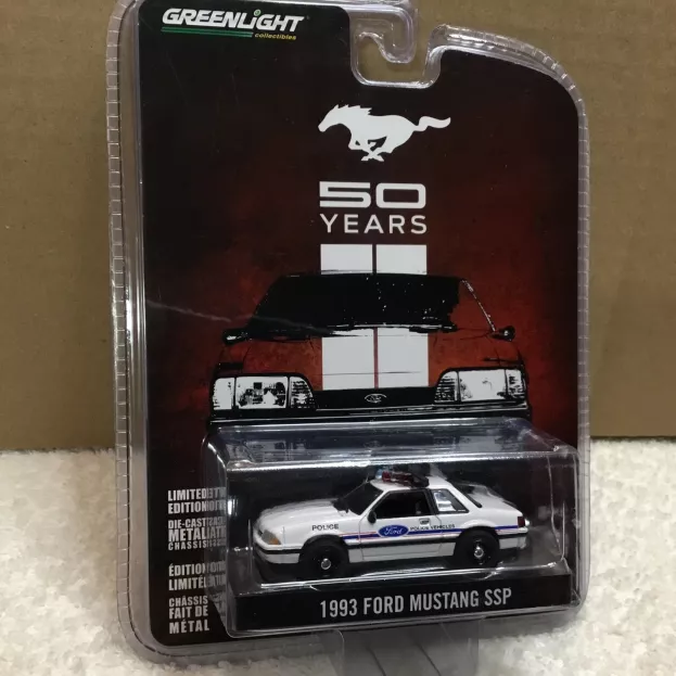 Greenlight Ford Mustang Ssp Police 1993 50th Anniversary Mustang 1:64 27770