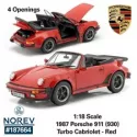 Norev Porsche 911 930 Turbo Cabriolet 1987 1:18 187664
