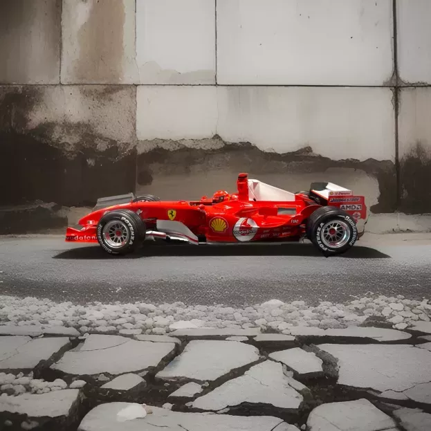 Hot Wheels Ferrari F1 F2005 N 1 Seson 2005 Michael Schumacher 1:18 G9727