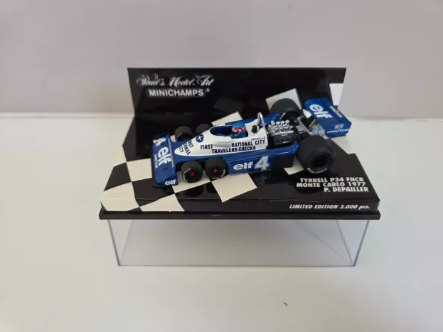 Minichamps Tyrrell F1 P34 Ford N 4 Gp Monaco 1977 P.depailler 1:43 430770004