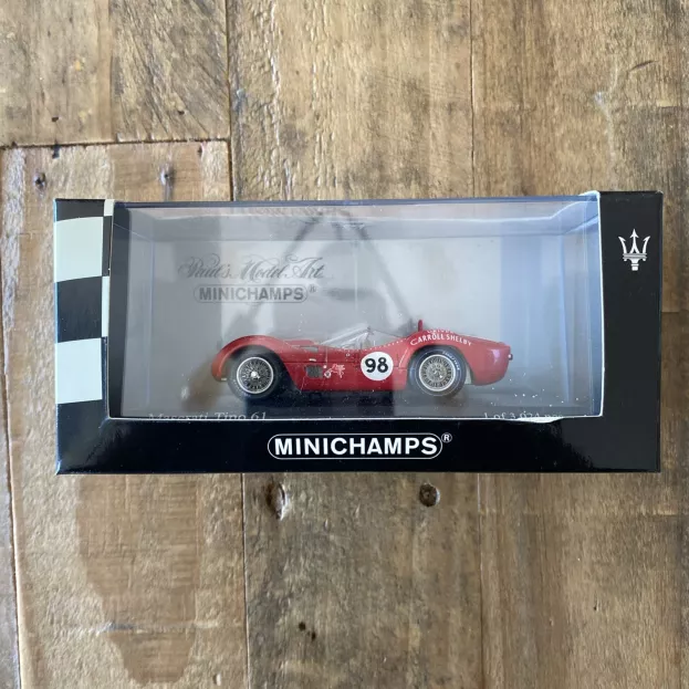 Minichamps Maserati Tipo 61 N 98 Winner Gp Riverside Examiner 1960 Carroll Shelby 1:43 400601298