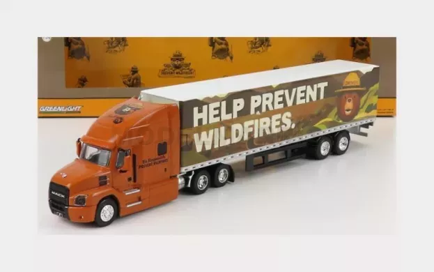 Greenlight Mack Anthem Truck 2019 Help Prevent Wildfires Smokey Bear 1:64 30323