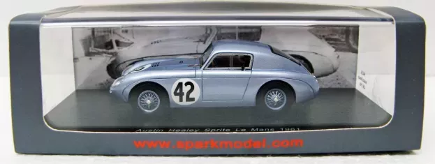 Spark Austin Healey Sprite Sebring Team Donald Healey Motor Company N 42 24h Le Mans 1961 J.k.colgate Jr. P.hawkins 1:43 S4126