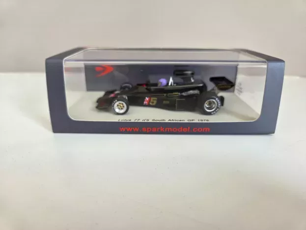 Spark Lotus F1 77 N 5 South African Gp 1976 Bob Evans 1:43 S2134