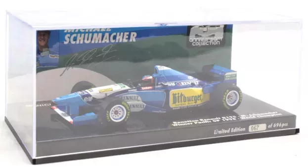 Minichamps Benetton F1 B195 Team Mild Seven Renault N 1 World Champion Winner Pacific Gp 1995 Michael Schumacher 1:43 517951501