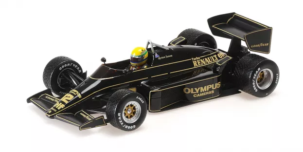 Minichamps Lotus F1 97t Renault Turbo N 12 Winner Portugal Gp With Rain Tires 1985 Ayrton Senna 1:18 540851872