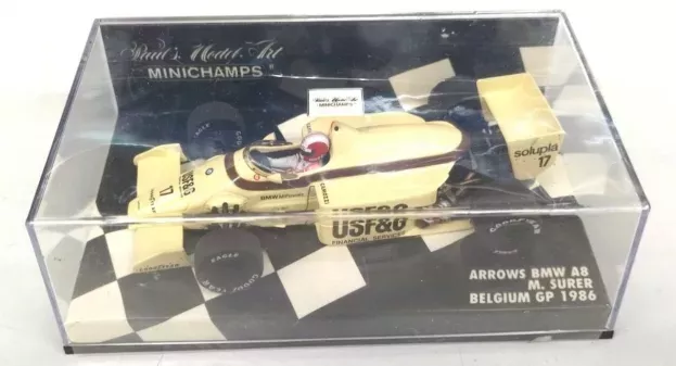 Minichamps Arrows F1 Bmw A8 N 17 Season 1986 M.surer 1:43 400860017