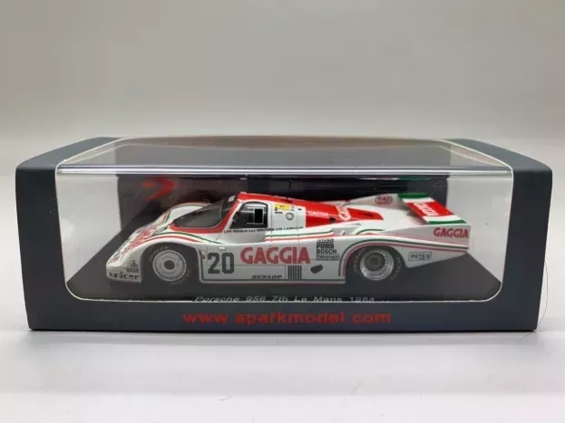 Spark Porsche 956 N 20 7th 24h Le Mans 1984 M.sigala O.larrauri J.gouhier 1:43 S4436