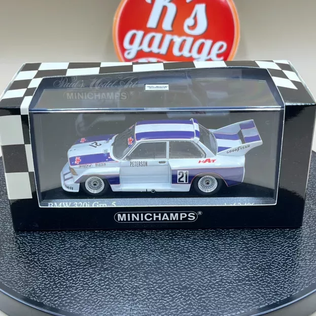 Minichamps Bmw 320i Team Hat N 21 Grp.5 Drm 1977 R.peterson 1:43 400772321